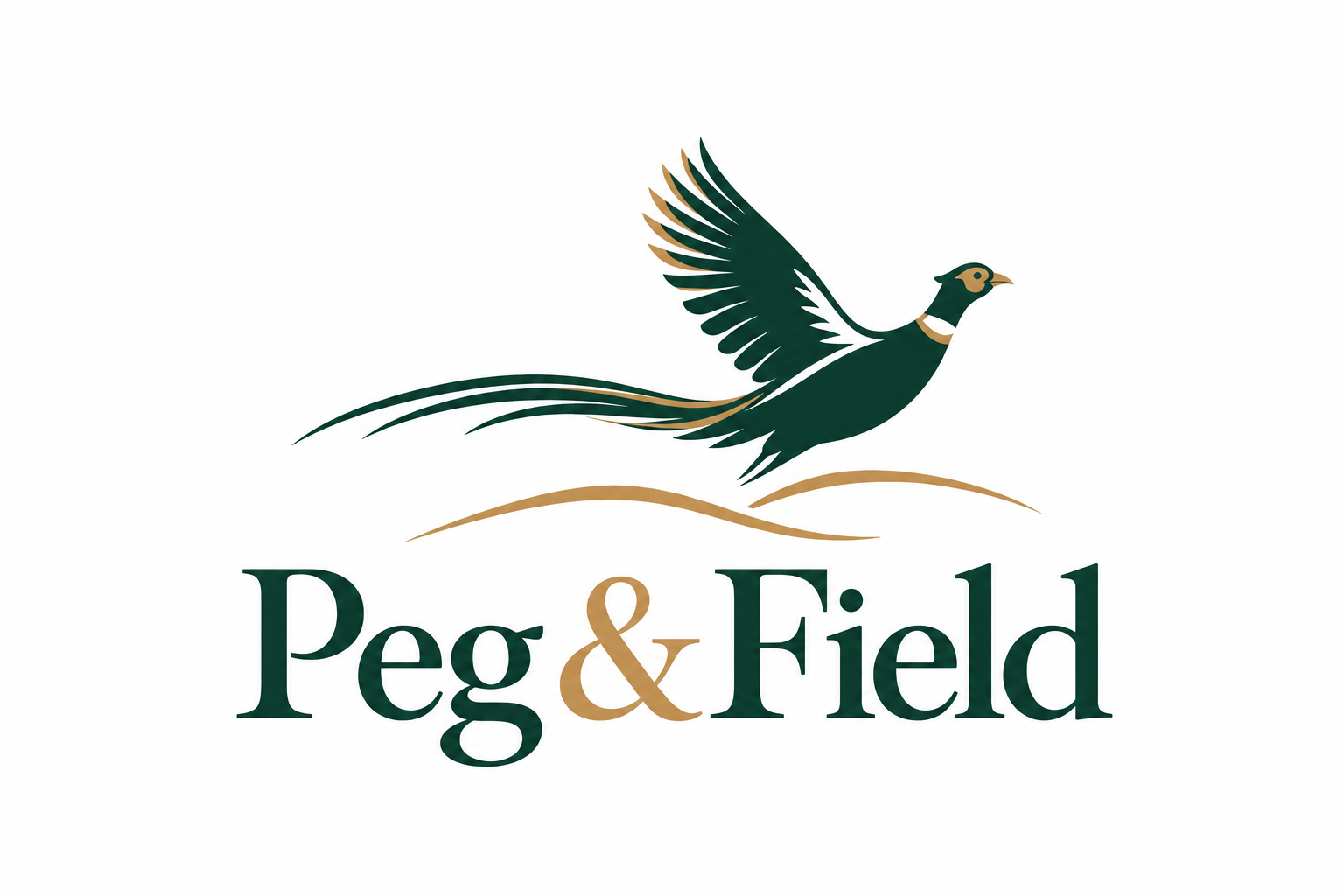 Peg & Field — pheasant emblem